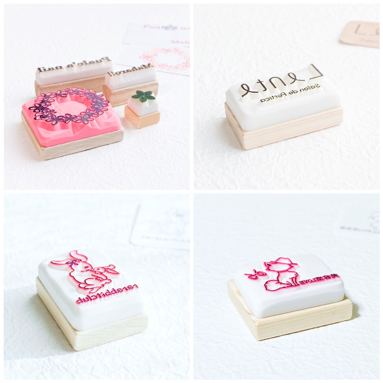 オリジナルの消しゴムはんこをお作りいたします 繊細で彫りあとまで美しい判子 〜記念品、贈り物にも〜 イメージ3