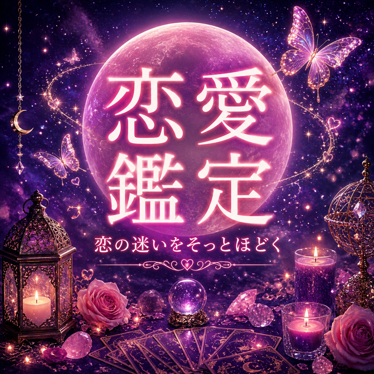 恋の迷いをそっとほどきます 月明かりのように、あなたの恋の道を照らします イメージ1