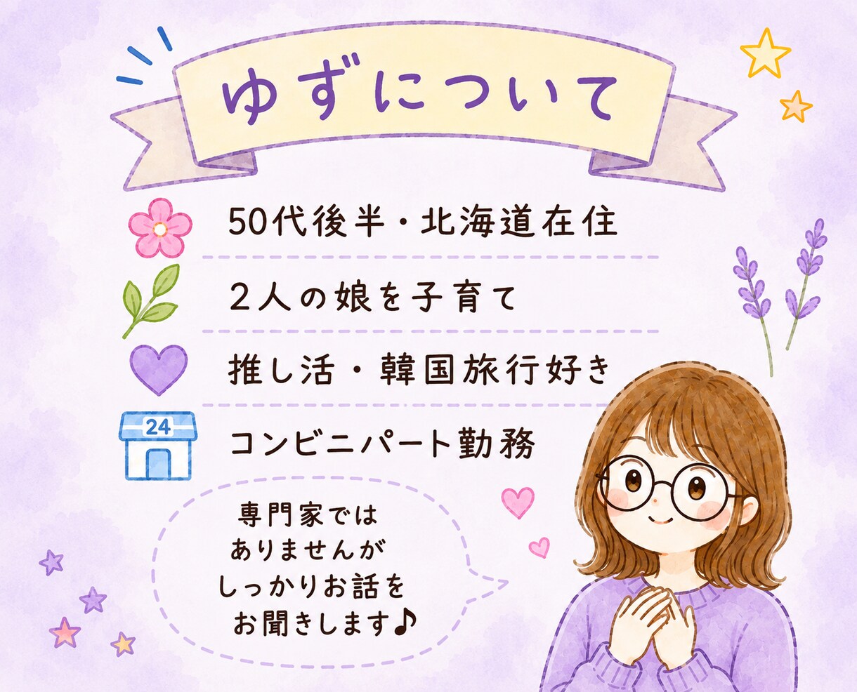 気軽なお喋り・お悩み・雑談・モヤモヤを受けとめます 今すぐ1分でもOK♪話してスッキリしましょ~(*´∀`)♪ イメージ5