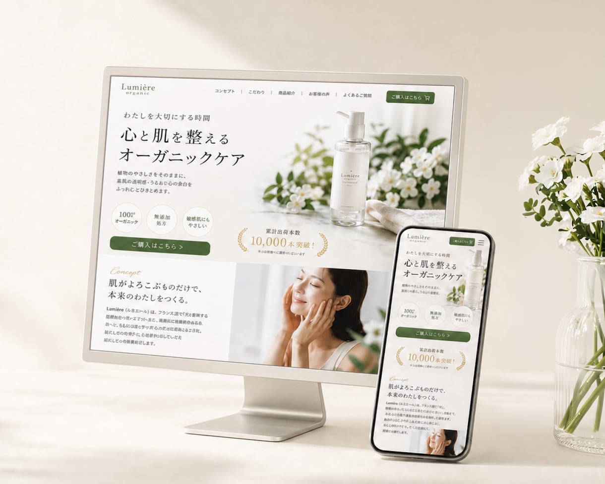 先着5名様限定・モニター価格でLPを制作します 構成・文章・デザインおまかせでOK！先着5名様40,000円 イメージ8