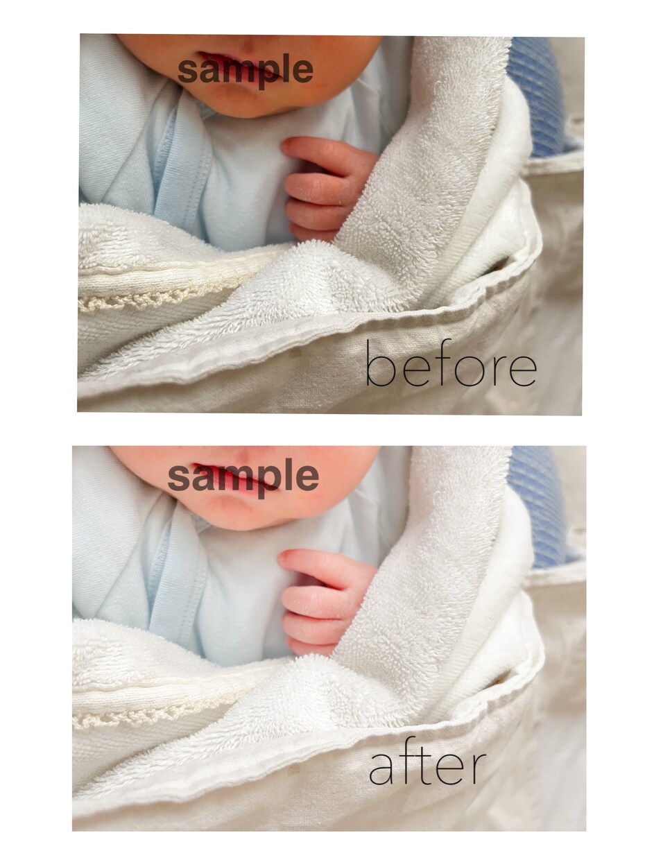 お子様の写真をレタッチします スマホやカメラの写真を"ちょっといい感じ"にしませんか♡ イメージ4