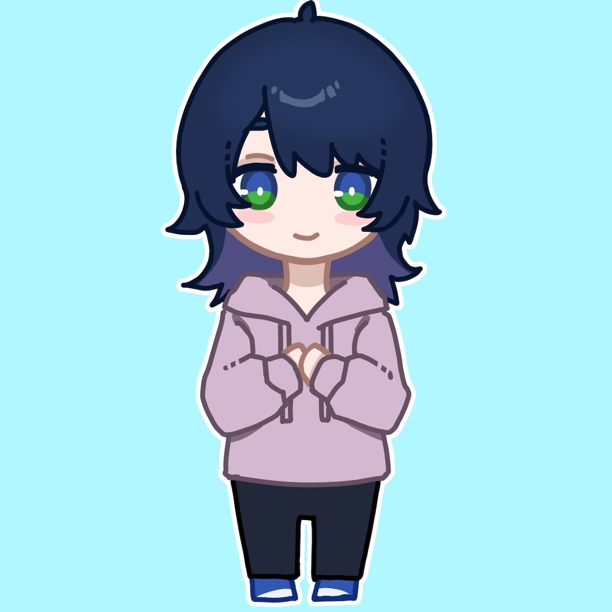 シンプルで可愛いミニキャラを描きます アイコンとしても使える可愛いイラストを描きます！ イメージ2