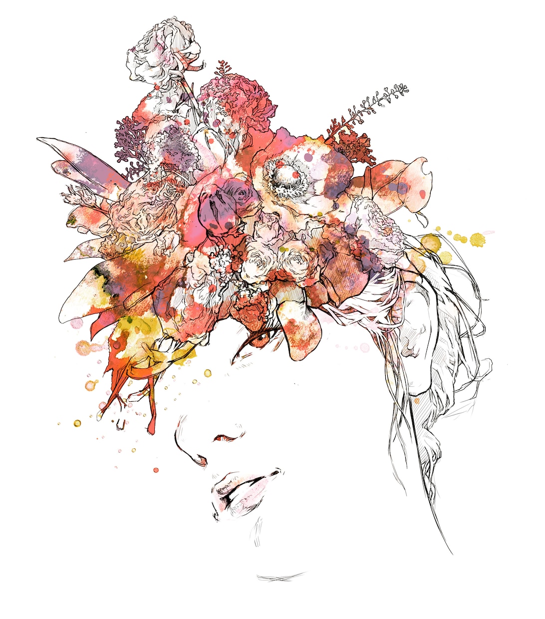 お洒落！！ハイクオリティのイラスト描きます 線画と水彩表現！！似顔絵も可！！！ロゴイラスト！！ イメージ6