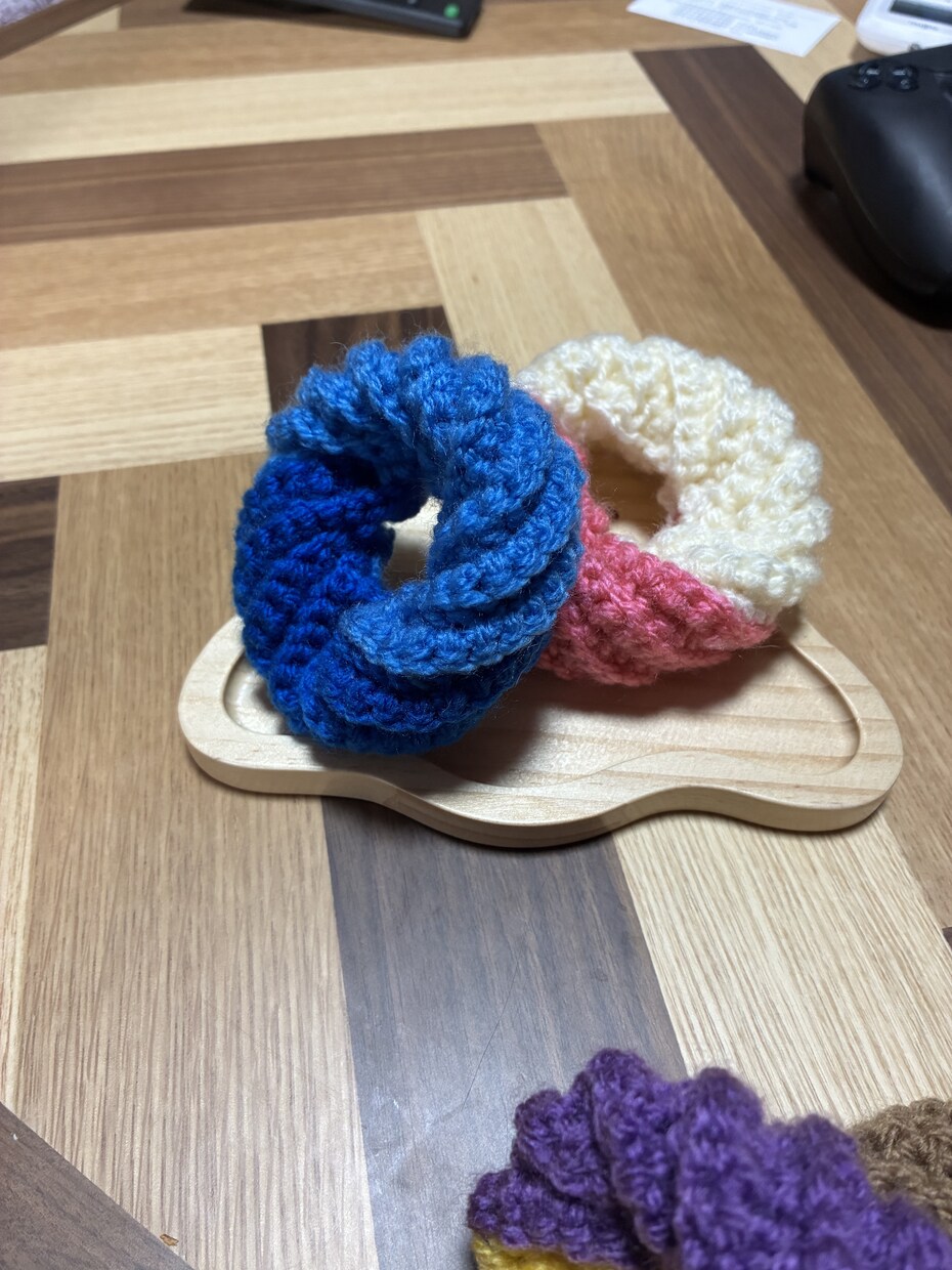 ドーナツアクリルたわし編みます フレンチクルーラーなアクリルたわし編みます！ イメージ1