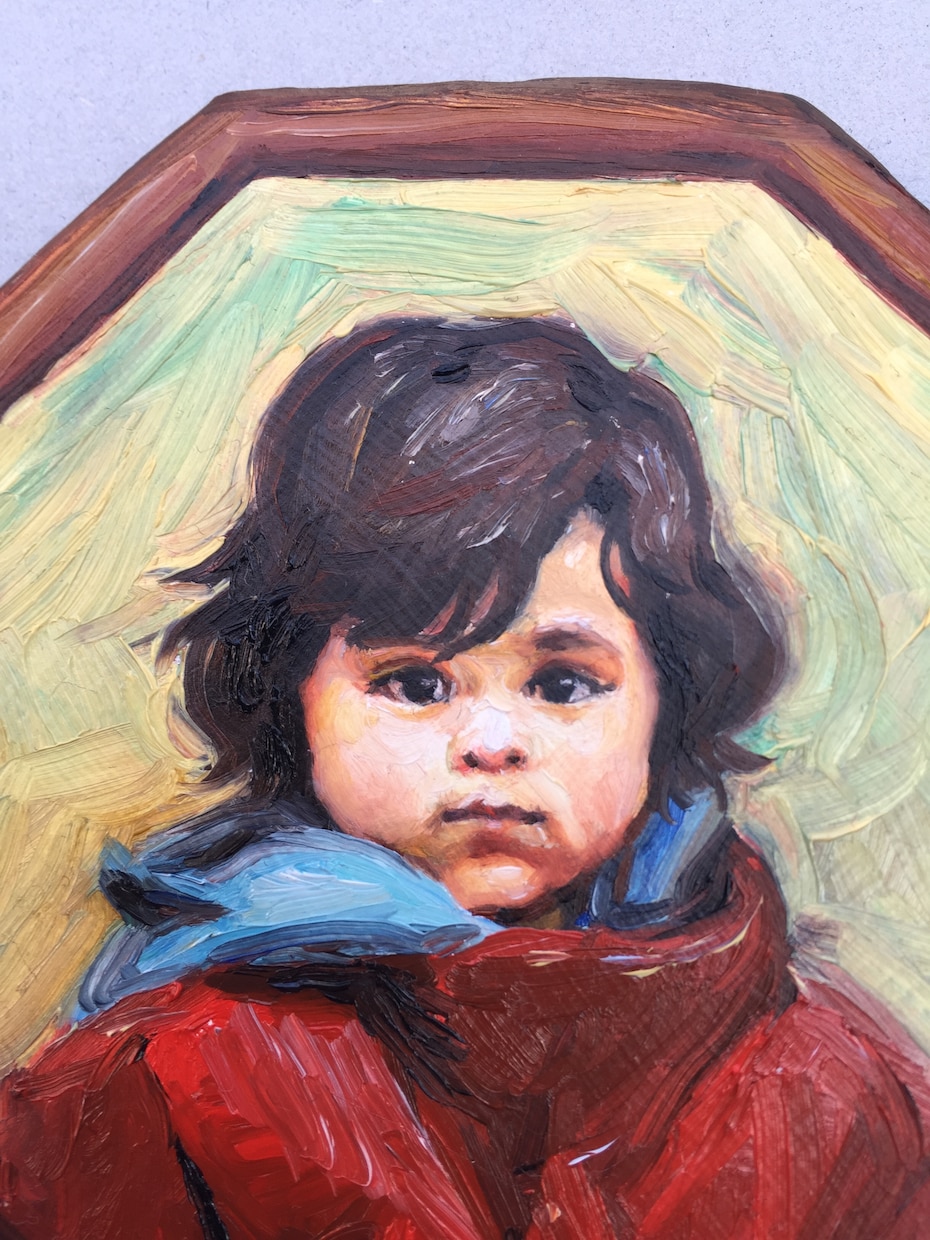 似顔絵を油絵の具で描きます 本格的な油絵を飾って見ませんか？ イメージ2