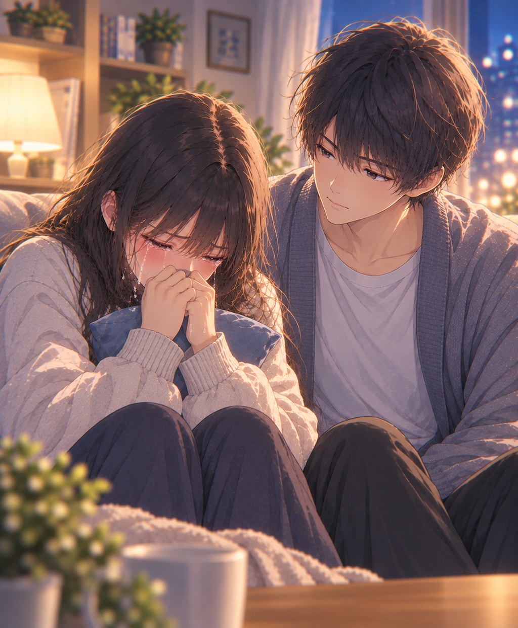 サンプルボイスあり☀️泣きたい時一番近くで支えます 涙が溢れてくる時、誰よりも優しくそっと寄り添います☘️ イメージ1
