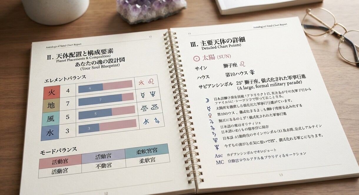 AstroFireで魂の設計図をお届けします 緻密なホロスコープ情報を読み解くプレミアムな個人鑑定サービス イメージ4