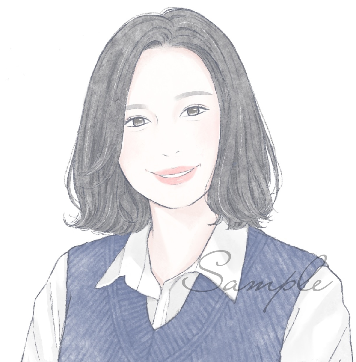 ふんわり柔らかい似顔絵をお描きします アイコン・挿絵・プレゼントなど イメージ6