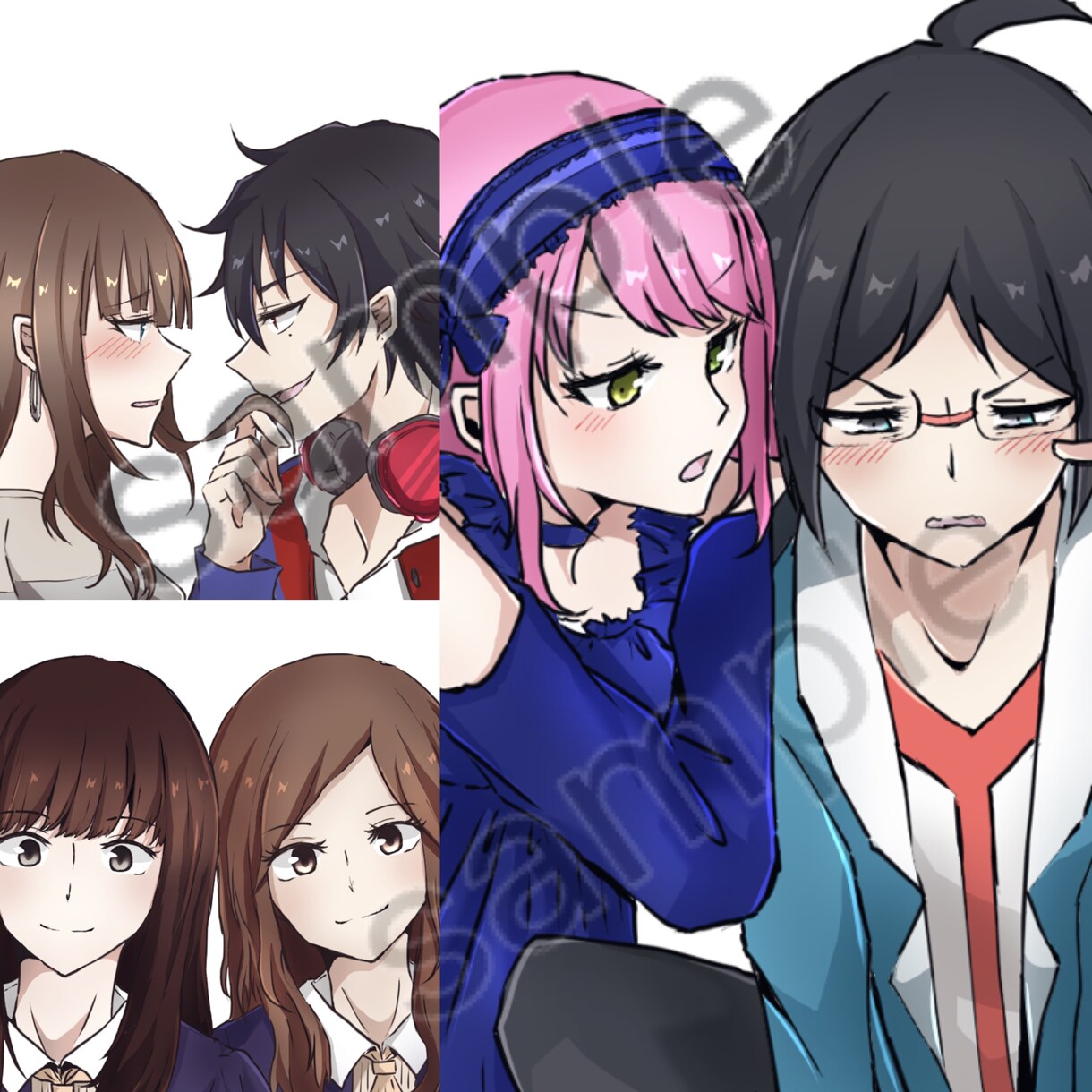版権、夢絵、オリキャラ、BL等何でも描きます Twitter、YouTube、SNSのアイコン等 イメージ4