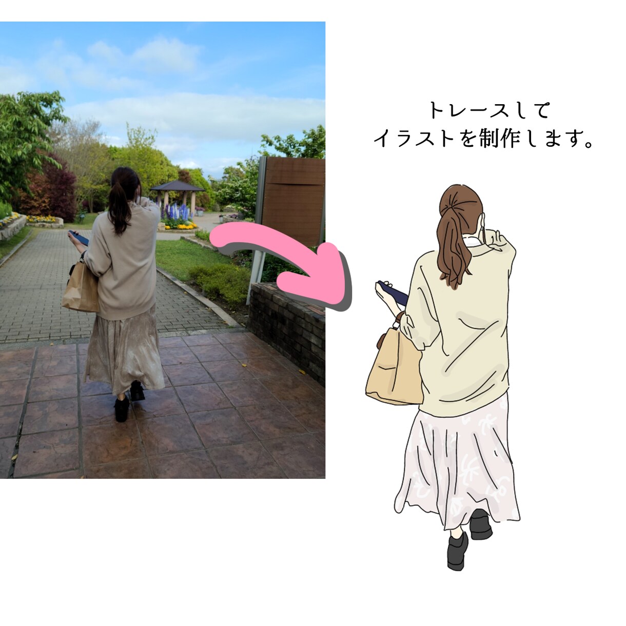 アイコンにも！『お洒落な線画』イラスト作成します 思い出の写真をイラストにしませんか？ イメージ3