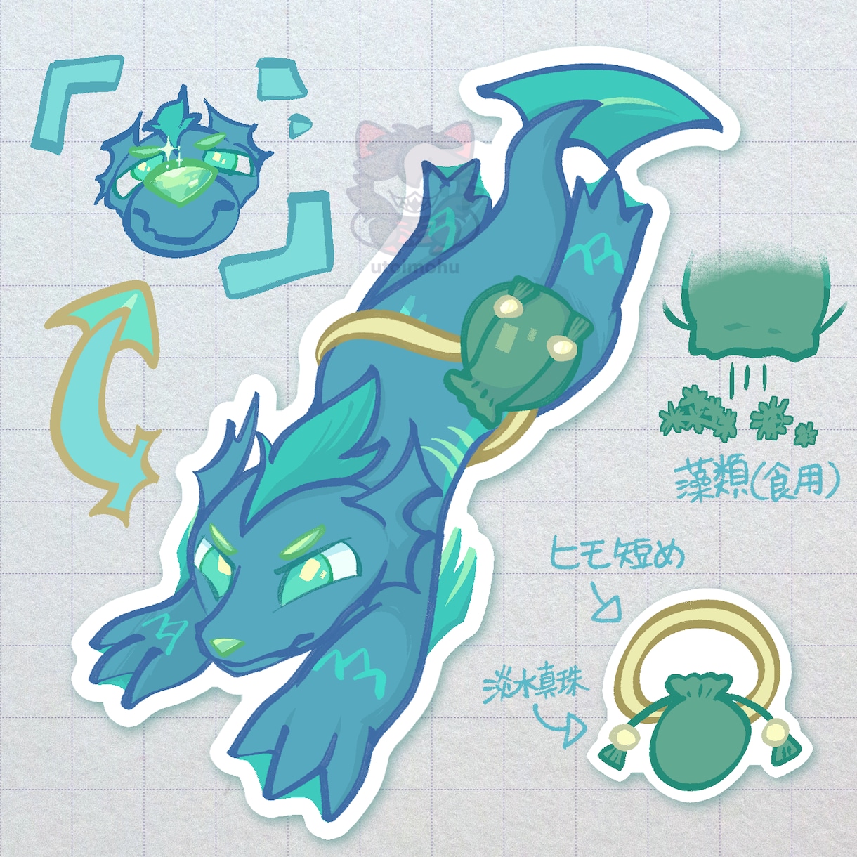 マスコット・ケモノキャラクターをデザインいたします 三面図あり！あなただけのオリジナルキャラクターを制作致します イメージ8