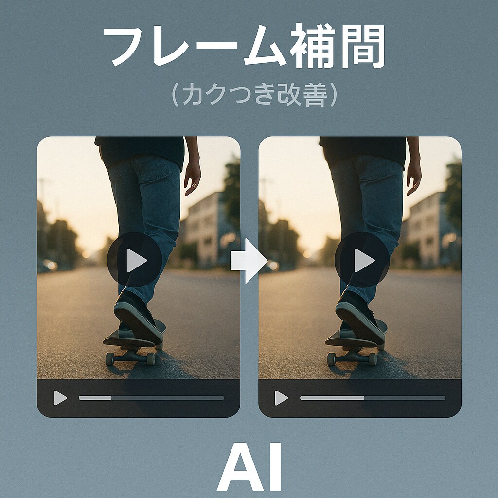 動画を高画質＆補正AIで美しくします AIで映像の悩みをまとめて解決します イメージ6