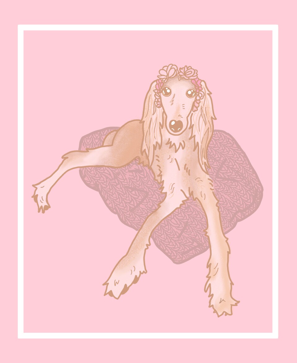 ペットをかわいいパステルの雰囲気でお描きします うちの子をﾊﾟｽﾃﾙの世界へ*.背景名入れ追加料金なしです！ イメージ9