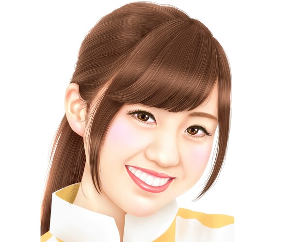 超リアル似顔絵きれいに描きます アイコン、プレゼント、宣伝、記念にきれいにあなたを描きます イメージ2