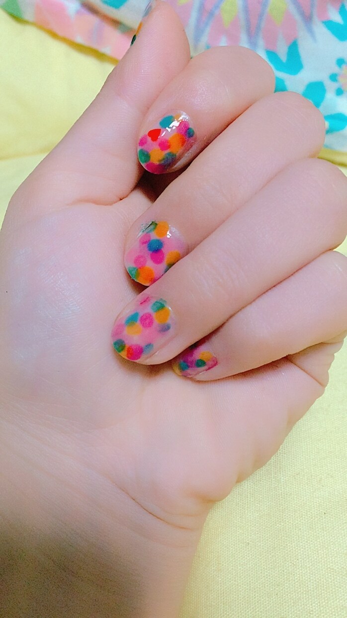 セルフネイル派集合！簡単で可愛いデザイン考えます 可愛いネイルがしたい、けど難しいのは不器用だし無理！ イメージ1