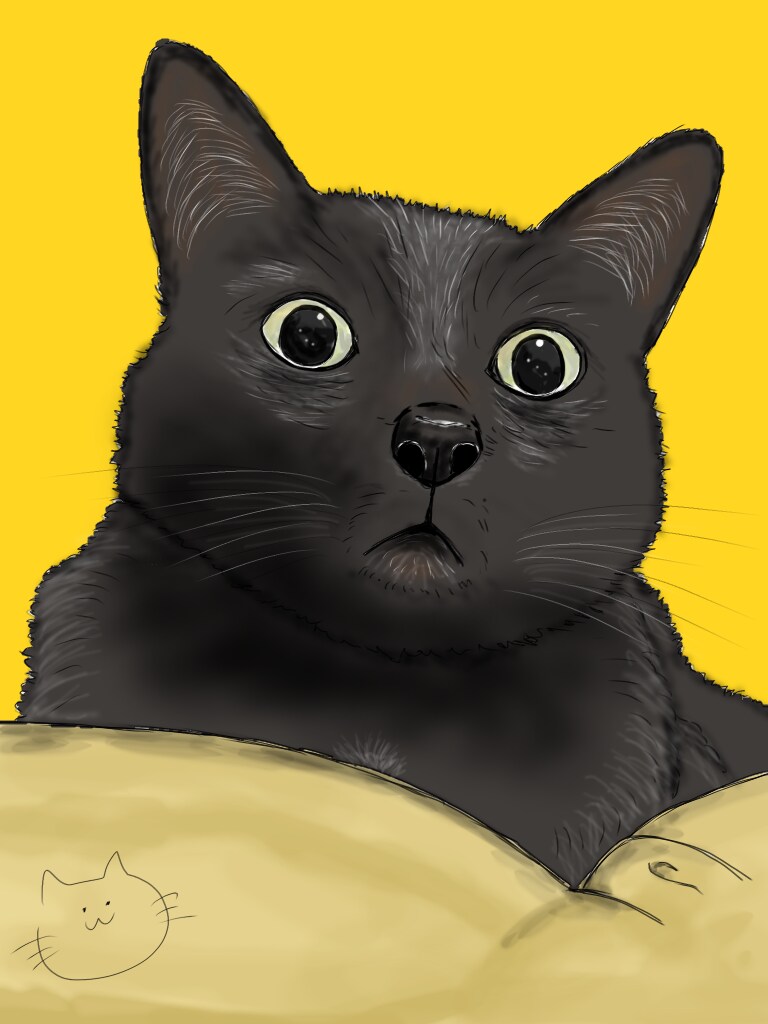 ねこちゃんのイラスト描きます 大切な家族、思い出を丁寧に描かせていただきます！ イメージ1