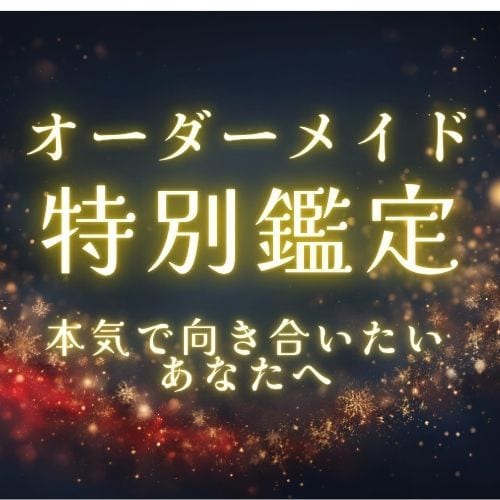 オーダーメイド！あなただけの特注鑑定します あなたがより良くなる唯一無二の変容ポイントをお伝えします イメージ1