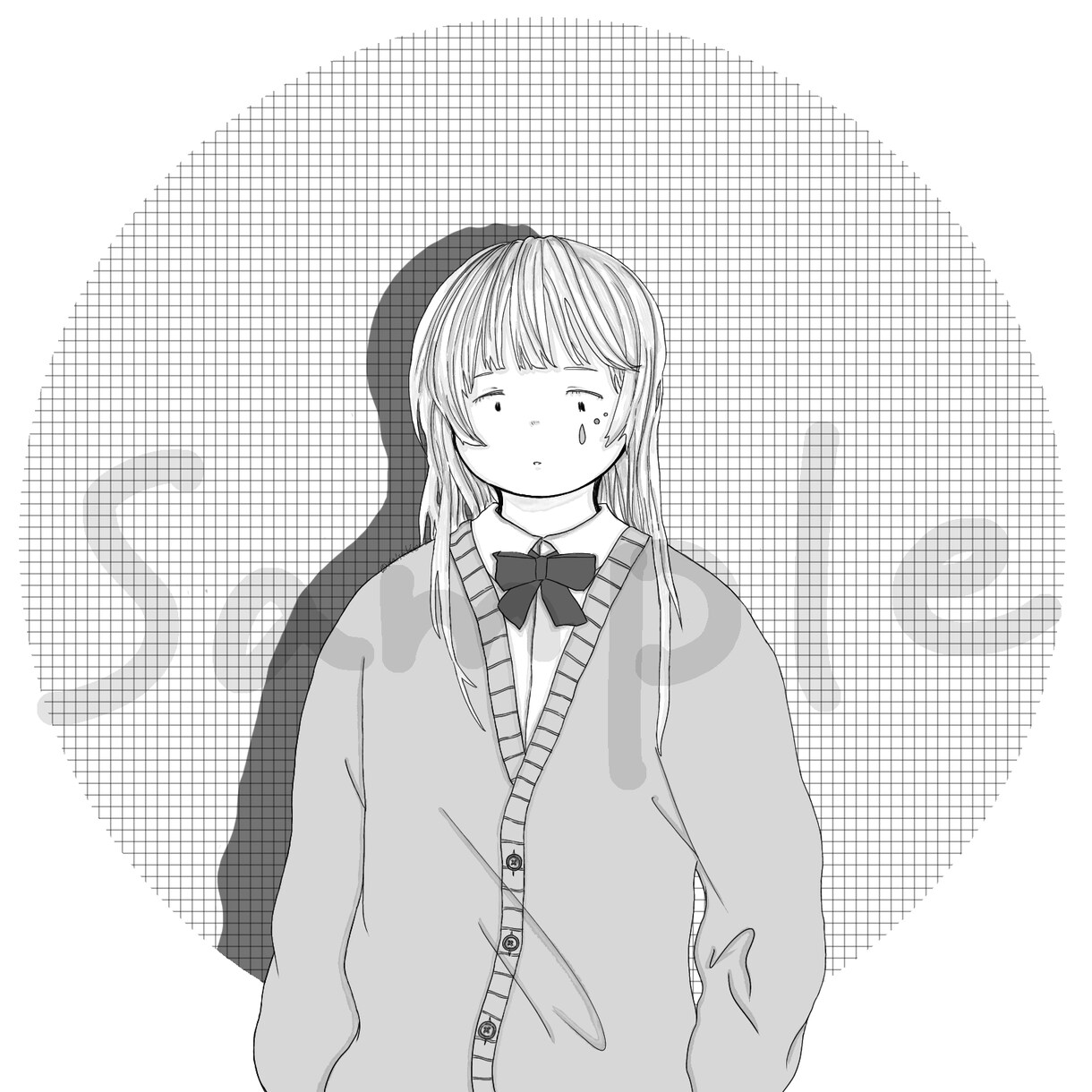 商用可＊一癖あるモノクロアイコン描きます 名刺用にも！ビジネスシーンにも使いやすい白黒イラスト イメージ5