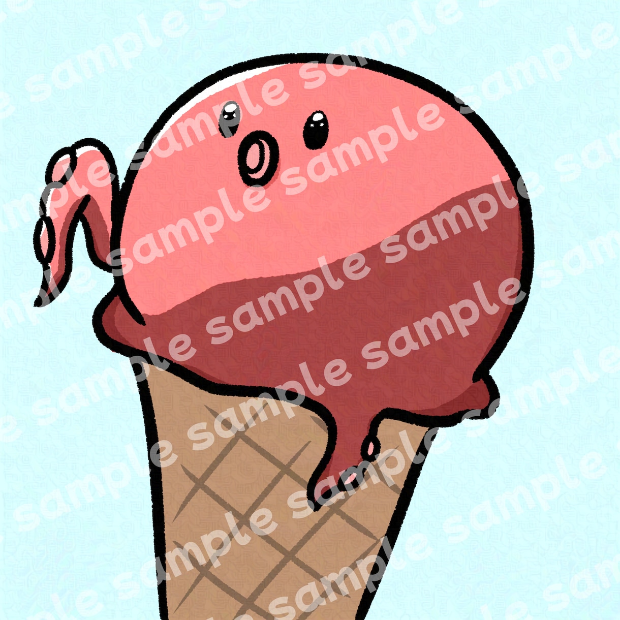 SNSアイコンを作成します かわいい生物のSNS用のアイコンをご提供します イメージ1