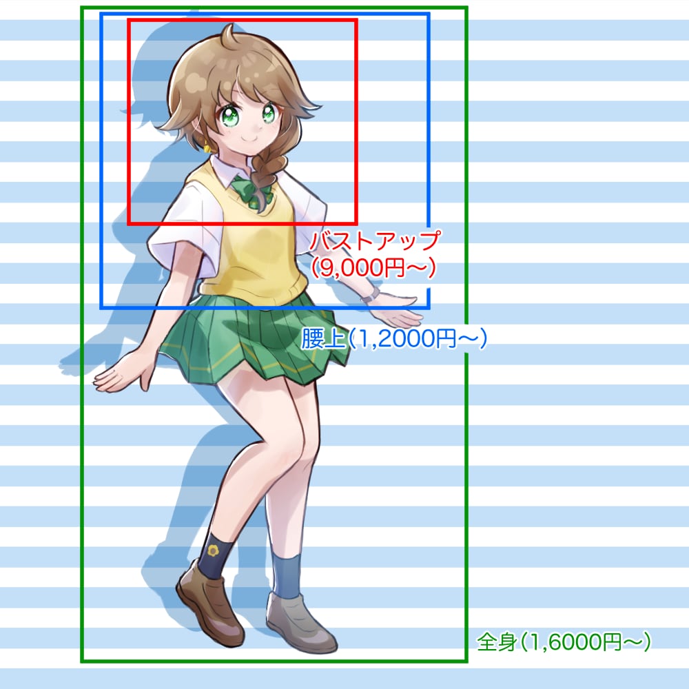商用OK！キャラクターイラスト作成します 元気でカラフル可愛い絵を提供します！ イメージ8
