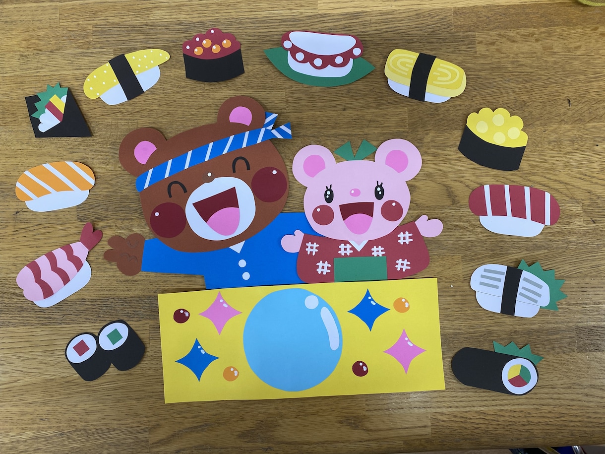 誕生日カードや季節の壁面を作ります 保育関係やプレゼントなどに使える物を作ります。 イメージ1