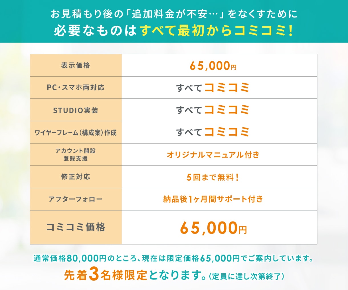 構成からSTUDIO実装→公開まで！一貫対応します 目的に合わせて、伝わる・成果につながるLPを制作します イメージ10