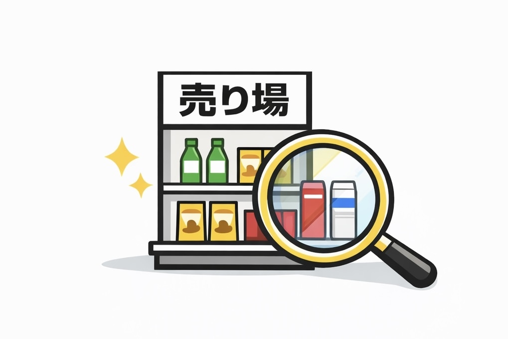 売れてない原因、見えてますか？売り場を診断します 売り場を分析し、売れている理由と改善ポイントを明確にします。 イメージ1