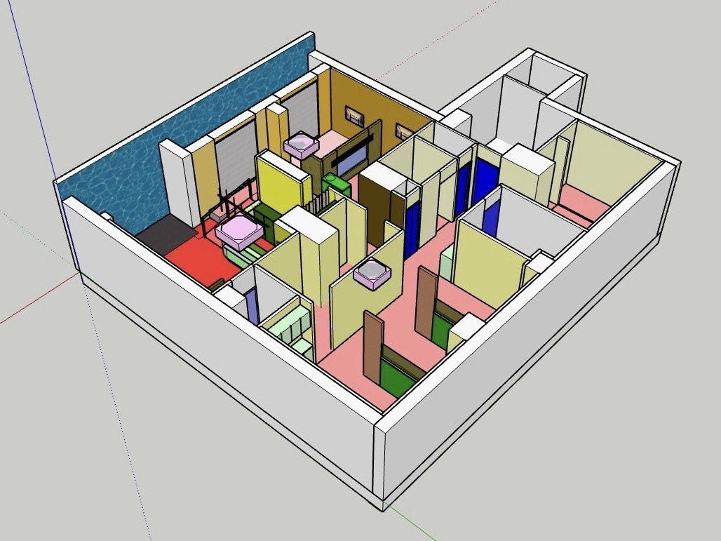SketchUp 店舗用ホワイトパース作成承ります パースを作成する時間が取れない設計者様、デザイナー様に イメージ5