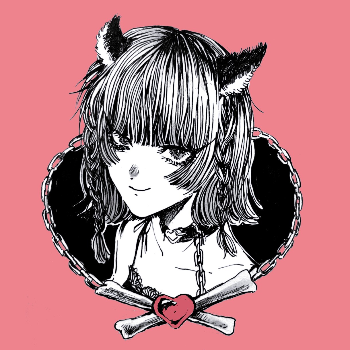 病みかわいい似顔絵イラストを描きます バストアップ、顔アップの似顔絵イラストを制作します！ イメージ3