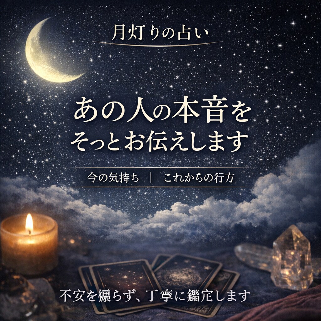 あの人の本音と今後の関係を丁寧に鑑定します 今の気持ちと取るべき行動をお伝えします。 イメージ1