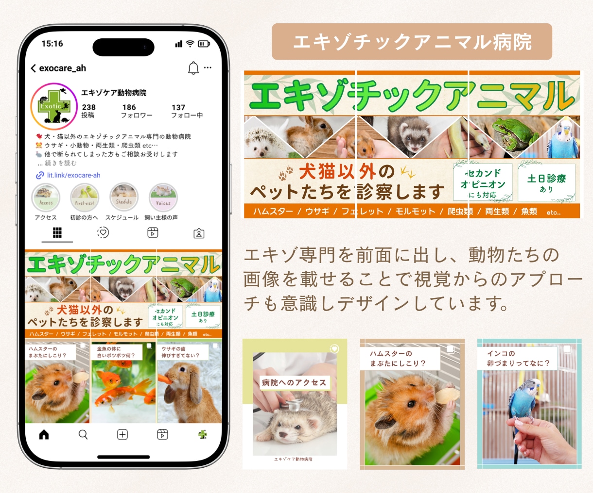 インスタを整え集客につながるアカウントに仕上げます 初めてでも安心の徹底サポート！名刺代わりになるインスタへ イメージ4