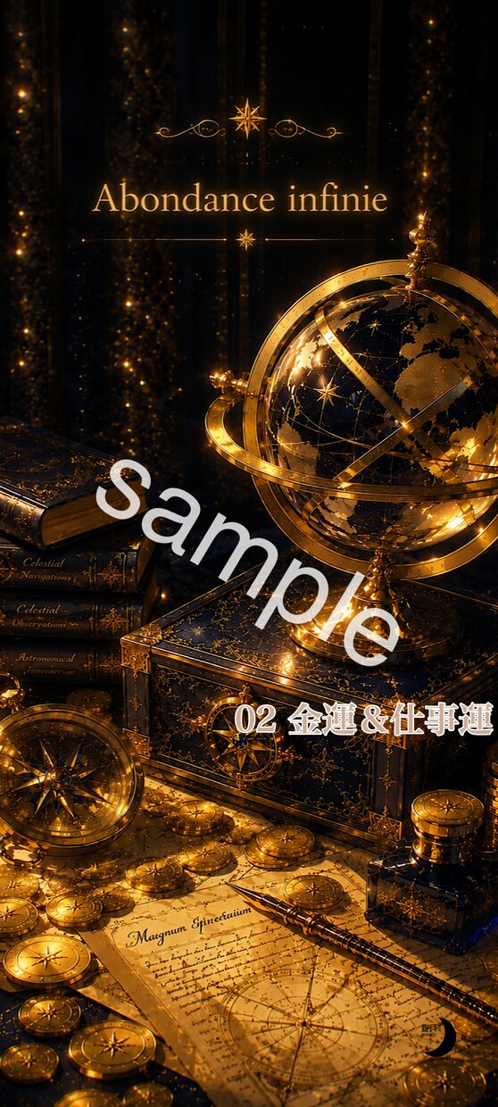 願いに合わせた待受画像とメッセージをお届けします ワンオラクル付き、願い別待受画像です。 イメージ6