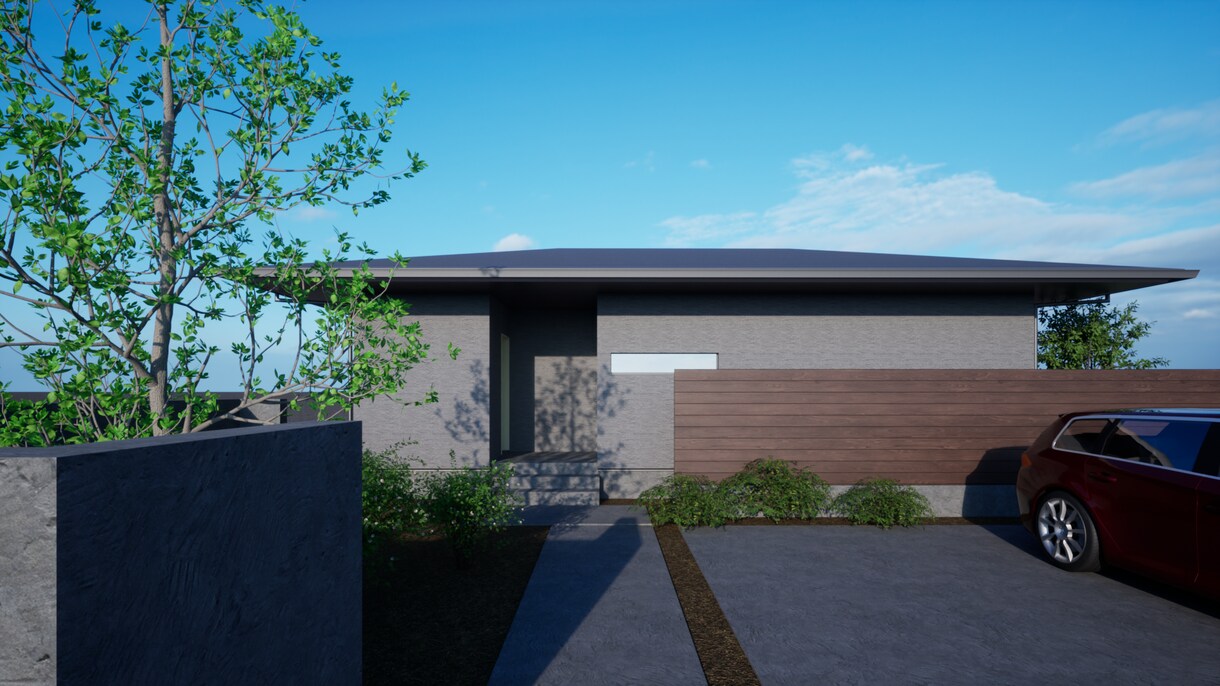 写真のように綺麗な建築パースを作成します 設計事務所勤務の現役一級建築士が細部までこだわって制作します イメージ10