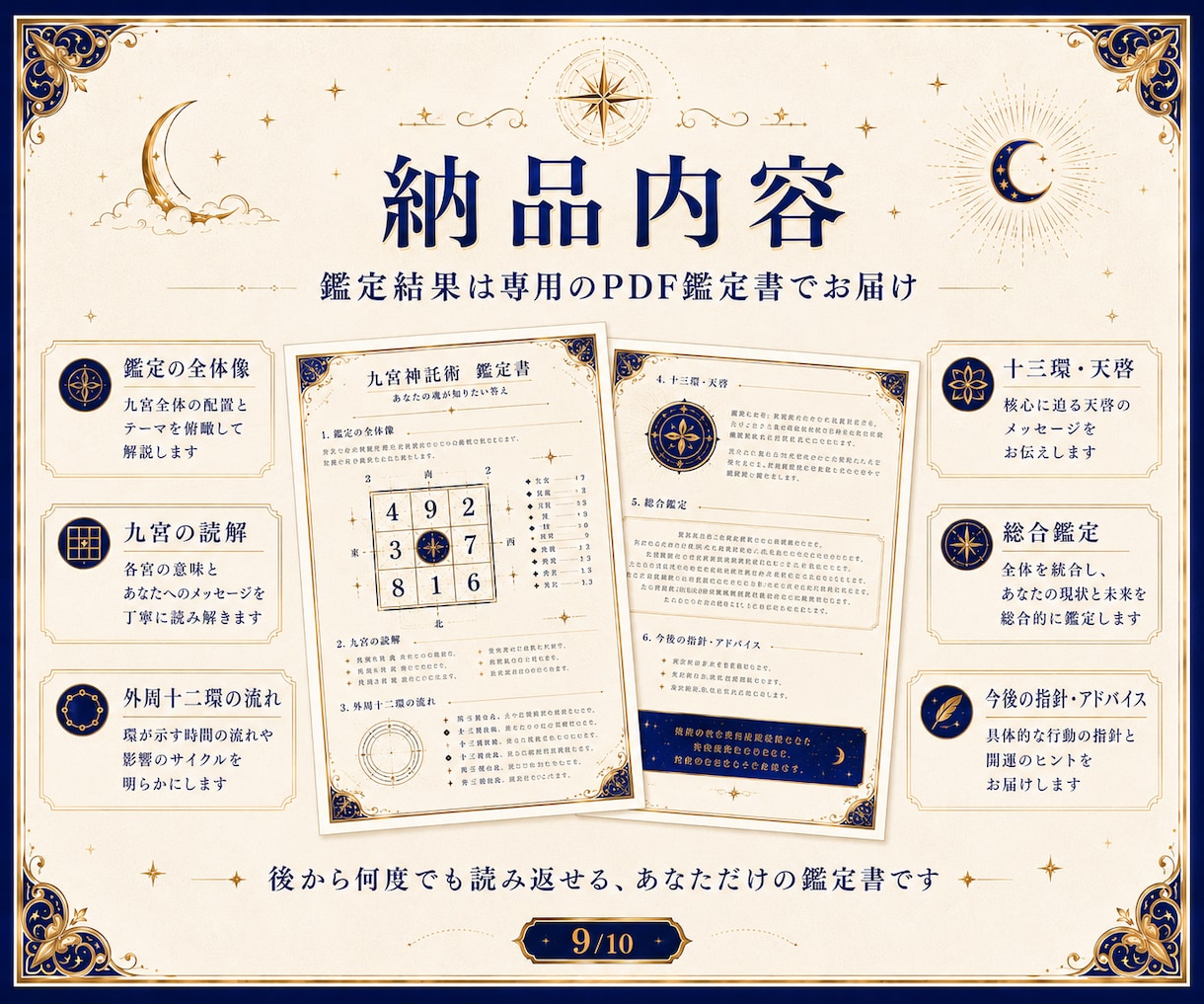 九宮神託術で今の状況と未来への流れを読み解きます 九宮魔方陣・外周十二環・天啓から現在・変化・未来の流れを鑑定 イメージ9