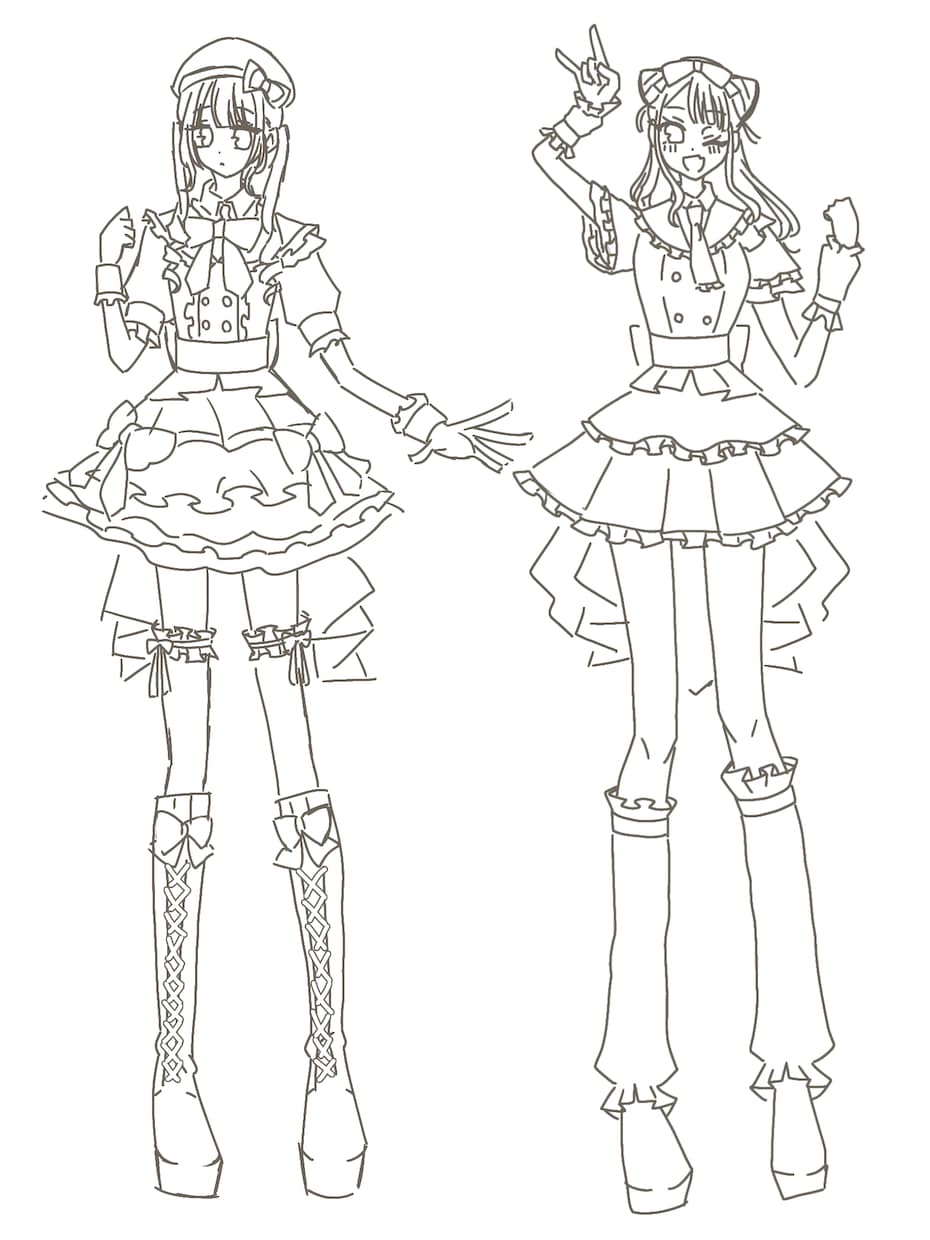 衣装デザイン書きます 女の子の衣装デザインならおまかせください！ イメージ4
