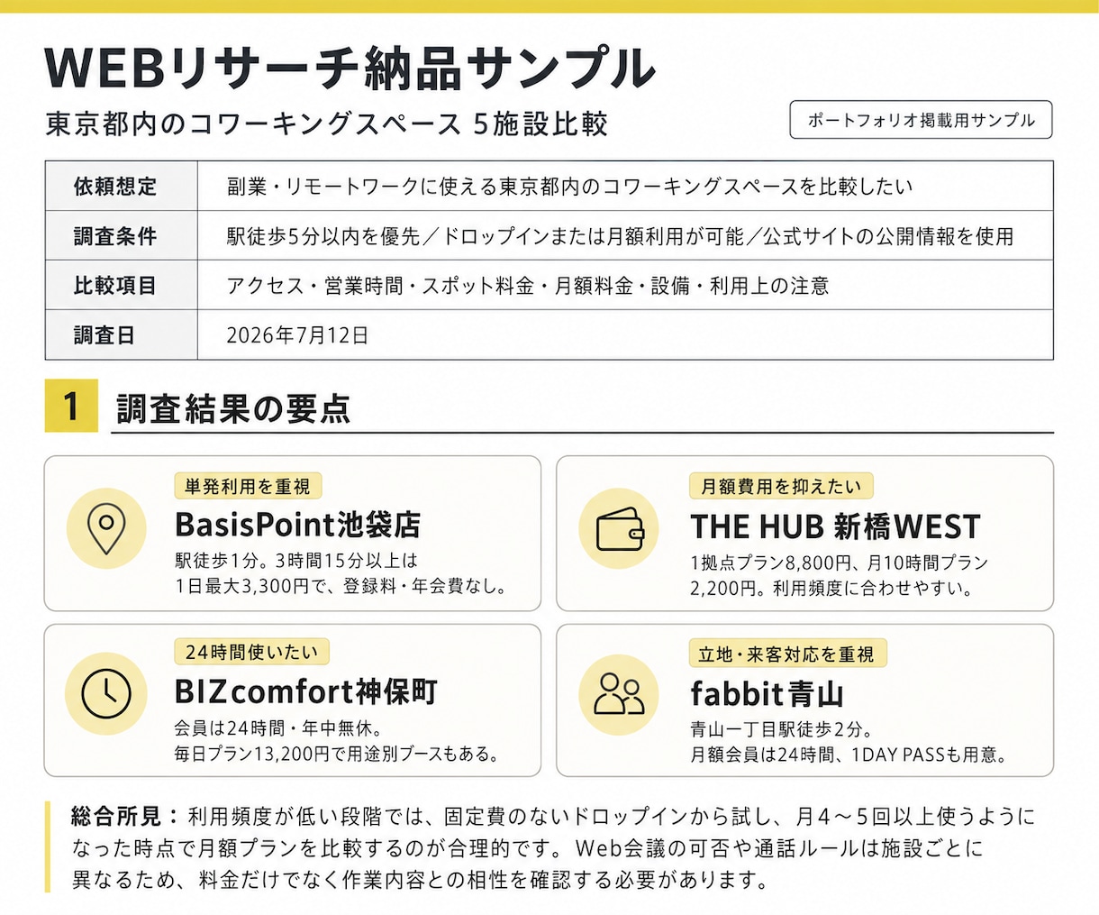 Webリサーチを代行し見やすく整理します 【最低価格】参照元URL付きで、そのまま使える資料に イメージ2