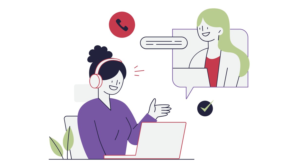 事前のビデオチャットでのお打ち合わせを行います ビデオ通話でのお打ち合わせを希望の方へ イメージ1