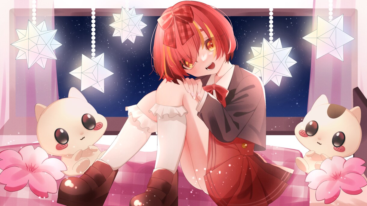 彩度高めのかわいいイラストを描きます かわいいイラストをアイコンから1枚絵まで幅広く制作します イメージ3
