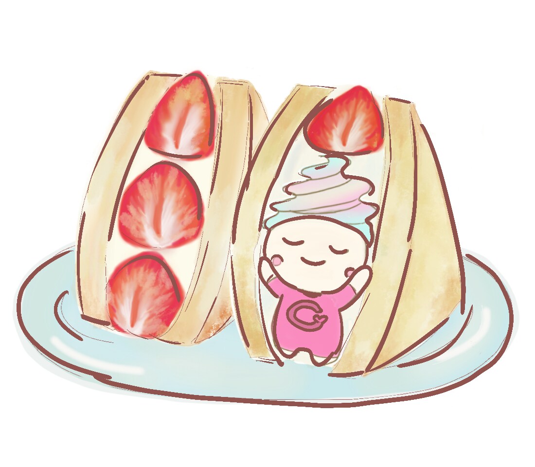ほっこりスイーツ×ゆるキャラのイラストお描きします 見る人の心がふっとやわらぐような世界観を大切にしています。 イメージ5