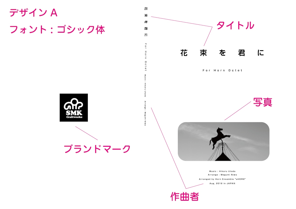 ご自身で作曲されたオリジナル曲を印刷・製本します コシのある楽譜用の紙を使用して、まるで売り物の様な仕上がりに イメージ3