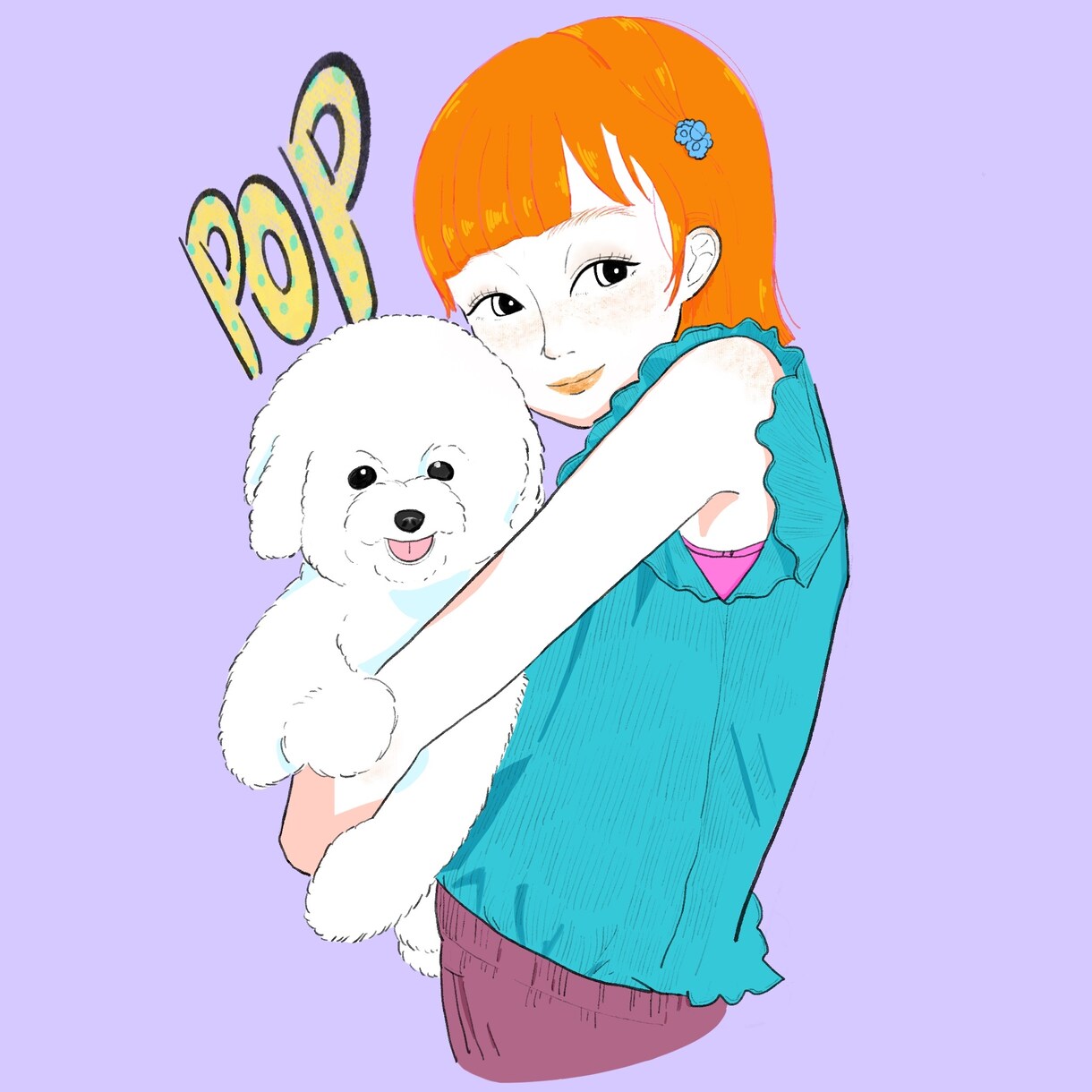 かわいい人物・キャラクターイラスト作成致します アイコン/HP用/ハガキ/YouTube用/記念日 イメージ10