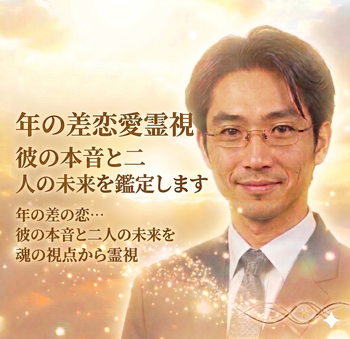 年の差恋愛霊視☆彼の本音と二人の未来を鑑定します 年の差の恋…彼の本音と二人の未来を魂の視点から霊視 イメージ1