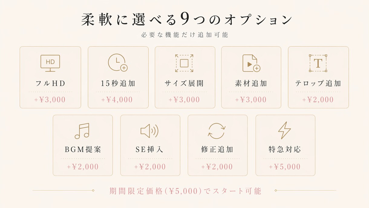先着10名様フィットネス業界ポスターを動画にします 既存のポスター・チラシを15秒動画に|素材を最大限に活用 イメージ8