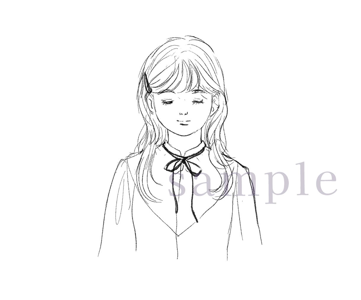 えんぴつ線のシンプルイラストお描きます 人物以外も！アイコンなどに最適、かわいらしくも大人っぽくも イメージ6