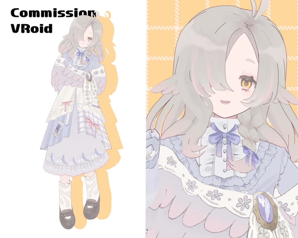 VRoid3Dモデル制作いたします VTuber/VRchatなどで使用可能 イメージ4