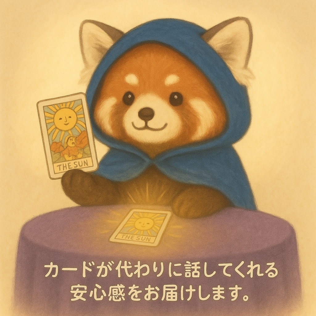 モフっと寄り添うタロットで心ほぐします カードが代わりに話してくれる安心感をお届けします。 イメージ1