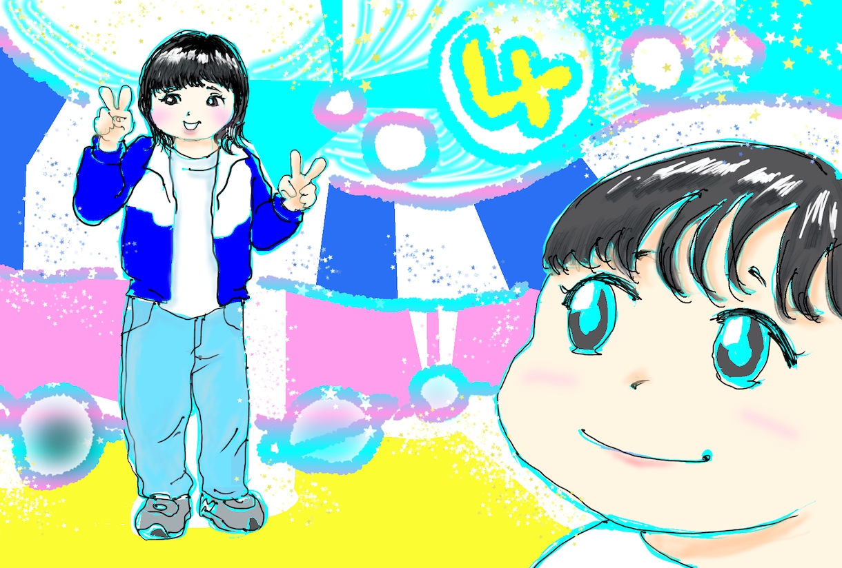 可愛い雰囲気、柔らかい雰囲気の似顔絵描きます 大切な人と大切なものも一緒に描けます！着ぐるみ風、デフォルメ イメージ2