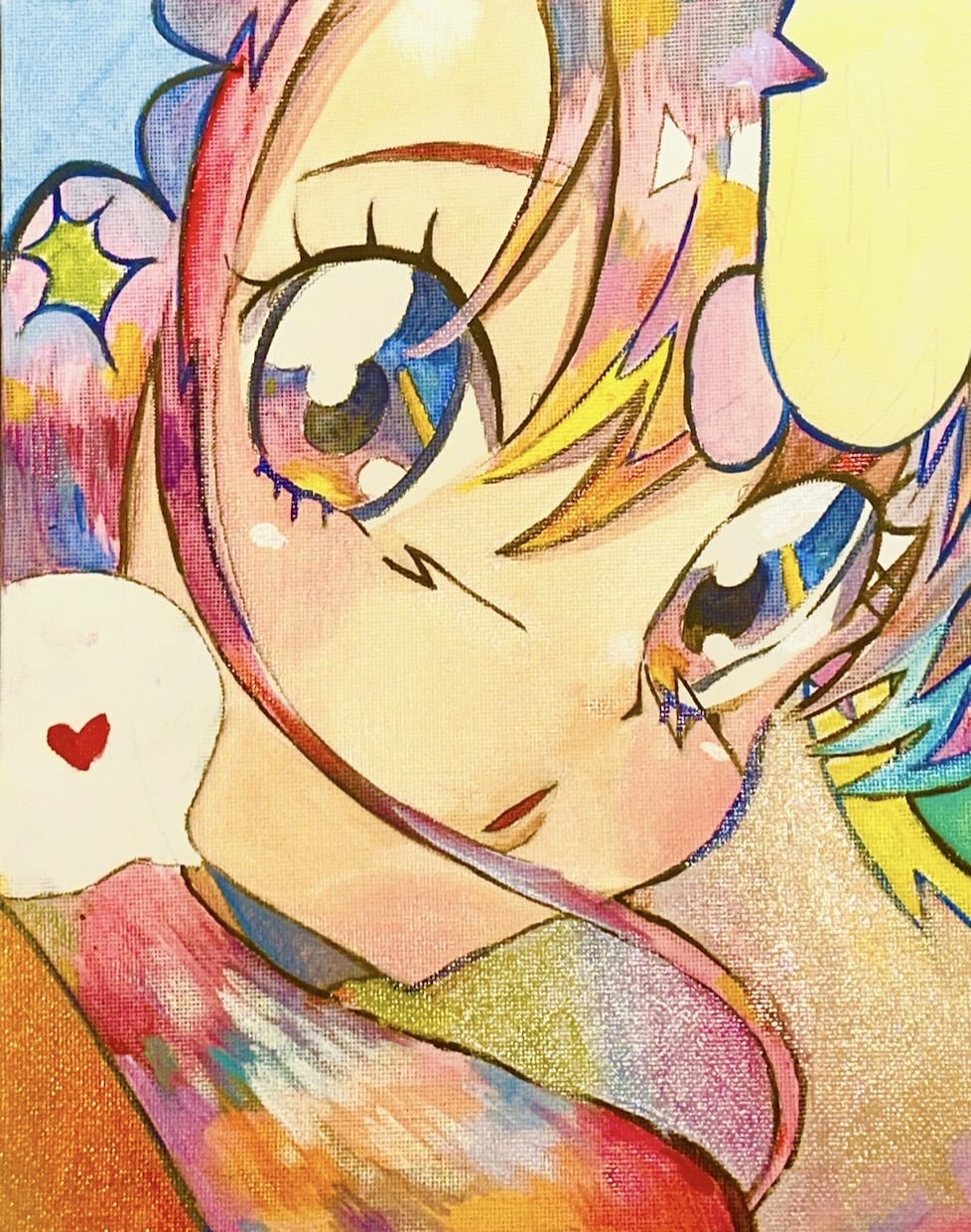 あなただけのものになる絵を描きます サブカルをアートに！平成風作画で油絵を♩ イメージ4