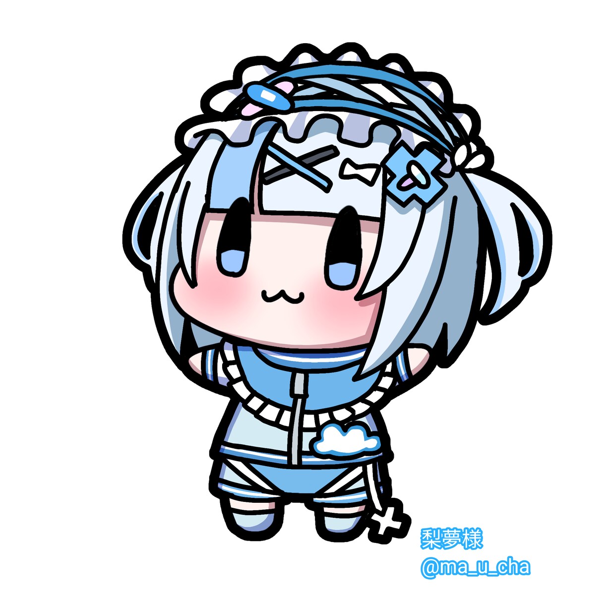 ぬいぐるみみたい！ぷちキャラ描きます アイコンや、動画のワンクッションにも使える！ イメージ1