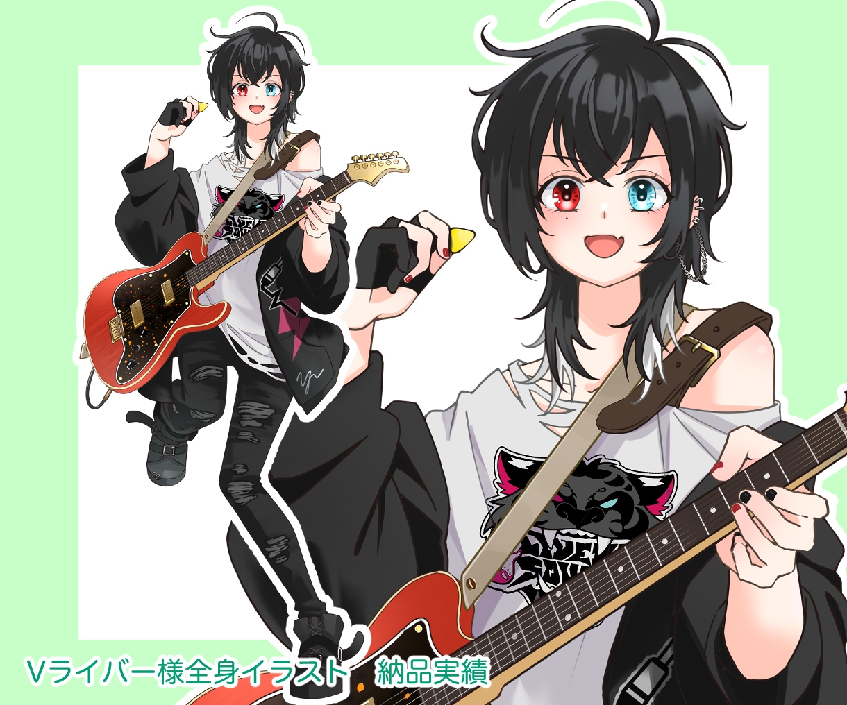 立ち絵キャラクターイラスト描きます Vtuber様、IRIAM、TRPGなどで使える立ち絵！ イメージ13